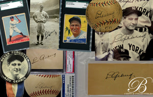 Lou Gehrig - Rare Talent, Rare Signature