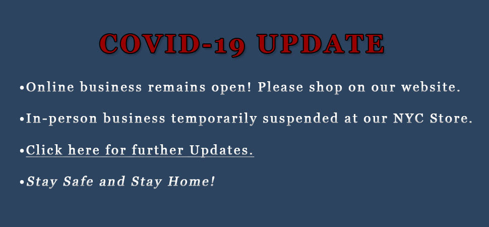 Update! Website Still Operational While NYC Store Temporarily Closed.