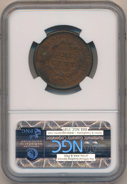 1813 Classic Head Large Cent. S-292 NGC XF Details Image 2
