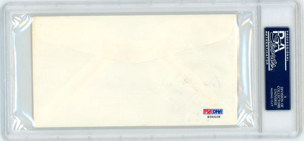 Freddy Lindstom Signed First Day Cover. Baseball Centennial, 1969. Eakin. PSA 8 Image 2