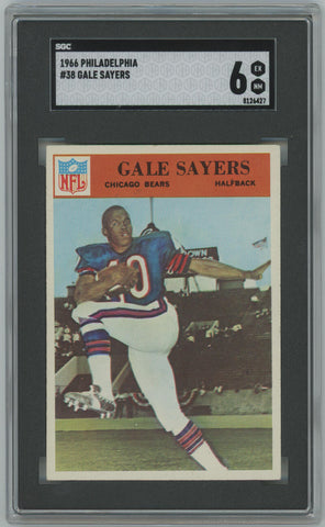 1966 Philadelphia Gale Sayers #38 Rookie Card. SGC 6 Image 1