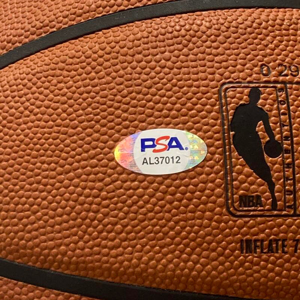 David Stern Signed NBA Basketball. Auto PSA Image 3