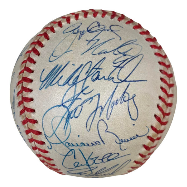 1999 NY Yankees Team Signed Baseball, World Series Champions 25 Sigs. Auto PSA Image 3