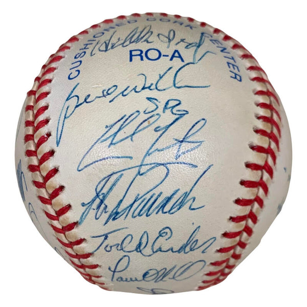 1999 NY Yankees Team Signed Baseball, World Series Champions 25 Sigs. Auto PSA Image 5
