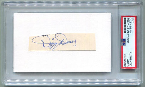 Dizzy Dean Signed Cut Card. Auto PSA (jm) Image 1