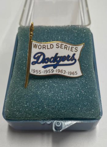 1965 Original Dodgers World Series Press Pin. Balfour  Image 1