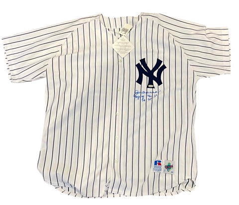 NY Yankees Joe Torre Signed + Inscribed Jersey. Auto Steiner  Image 1