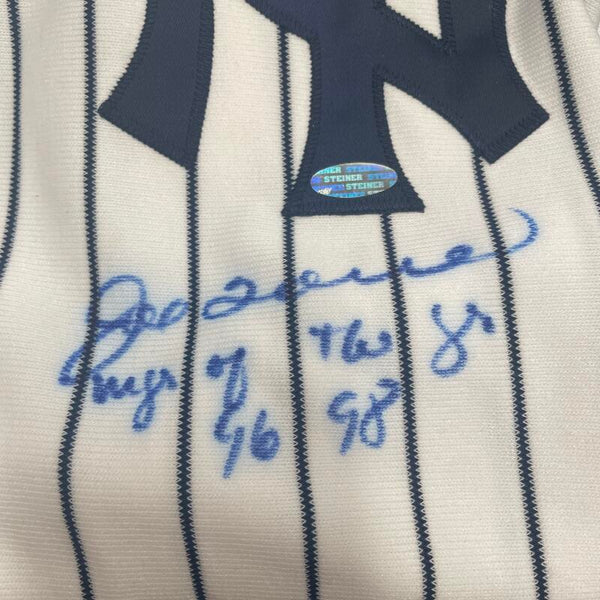 NY Yankees Joe Torre Signed + Inscribed Jersey. Auto Steiner  Image 3