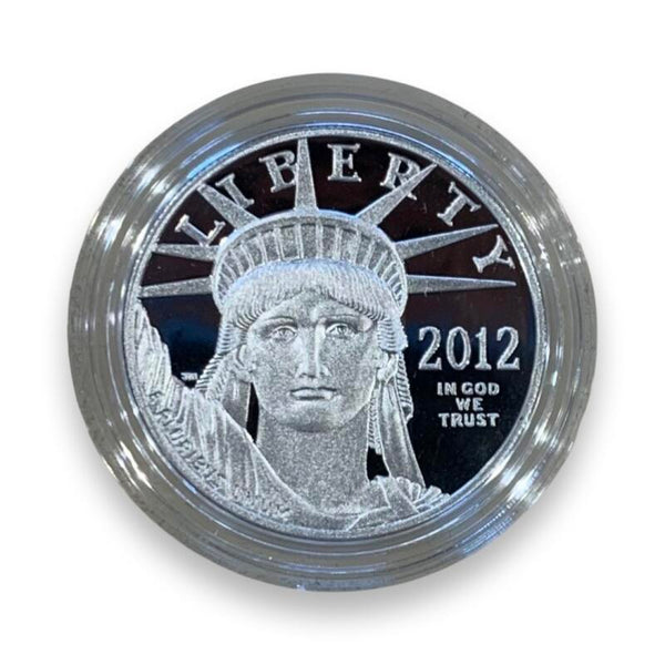 2012 Proof One Ounce 1 Oz Platinum Eagle, with Original Booklet Image 2