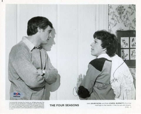 Carol Burnett Signed The Four Seasons Photo. Auto PSA Image 1