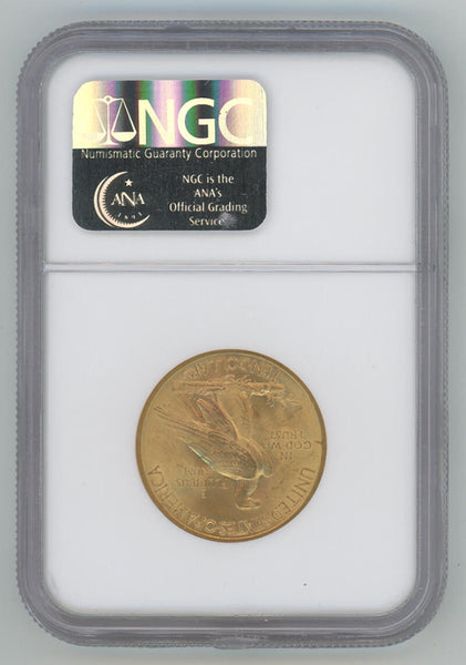 Gorgeous 1932 $10 US Gold Indian NGC MS 66, Rare High Grade Image 2