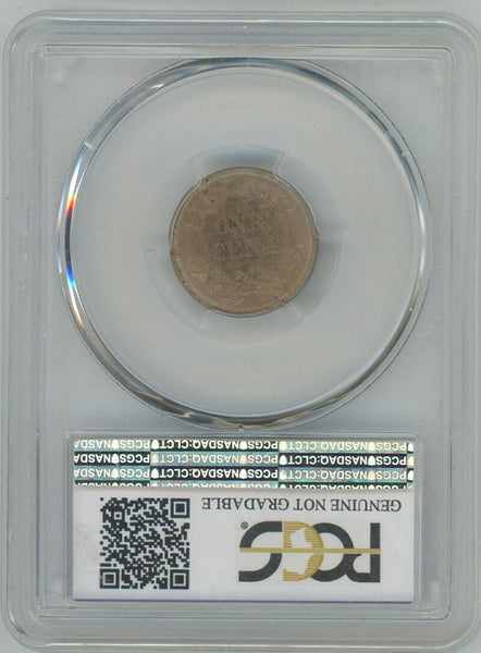 1858 Flying Eagle Cent. Large Letters. PCGS AU Details Image 2