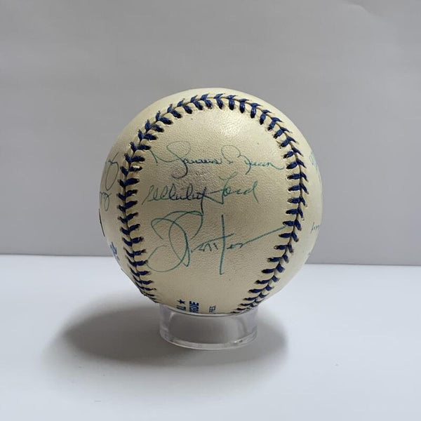 Joe DiMaggio Day 1999 NY Yankees Greats Multi-Signed Baseball. Auto Steiner Image 2