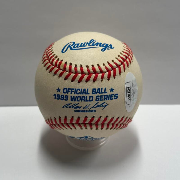 Gary Sheffield Single Signed 1999 World Series Baseball. Auto JSA Image 3