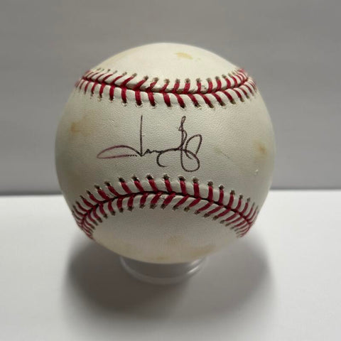 Jason Giambi Single Signed Baseball. Auto JSA Image 1