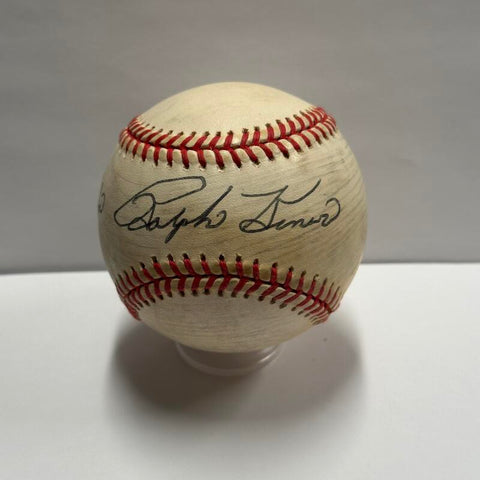 Ralph Kiner Single Signed Game Used Baseball Inscribed "To John". Auto JSA Image 1