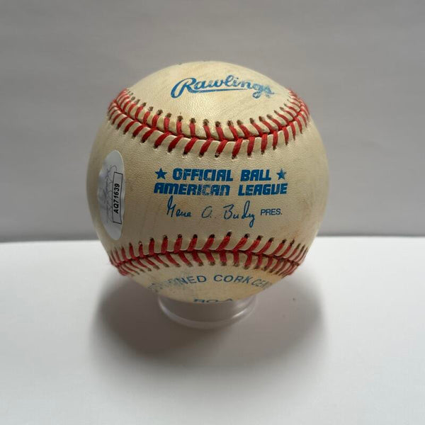 Ralph Kiner Single Signed Game Used Baseball Inscribed "To John". Auto JSA Image 3