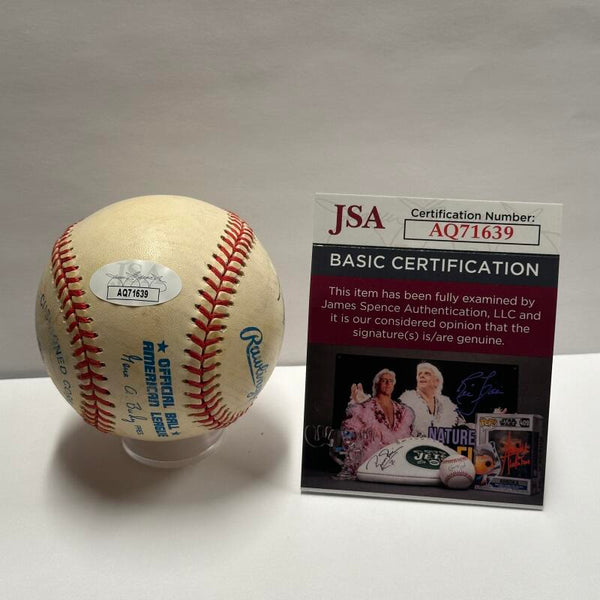 Ralph Kiner Single Signed Game Used Baseball Inscribed "To John". Auto JSA Image 4