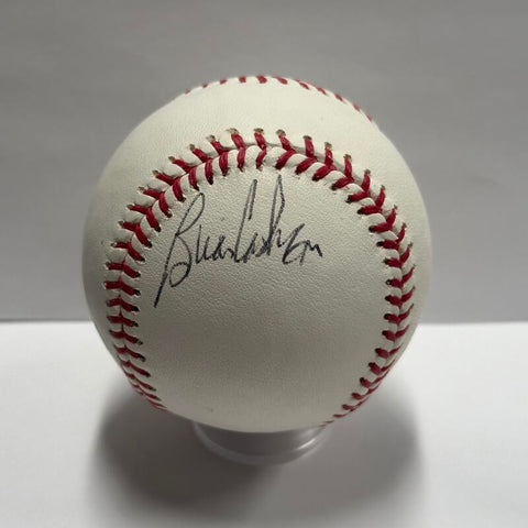 Brian Cashman Single Signed Baseball. Auto JSA Image 1