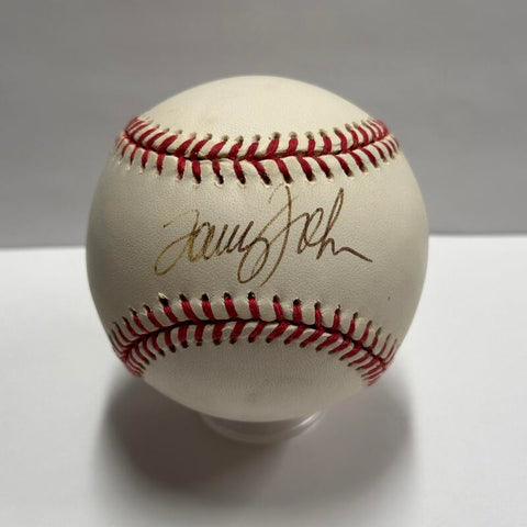 Tommy John Single Signed Baseball. Auto JSA Image 1