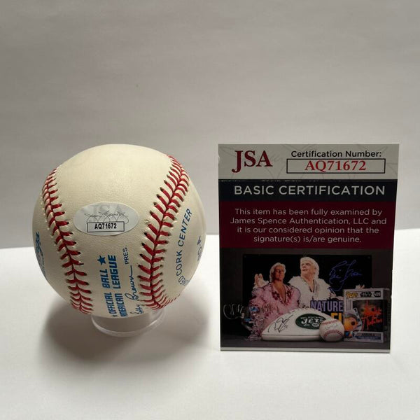 Tommy John Single Signed Baseball. Auto JSA Image 3