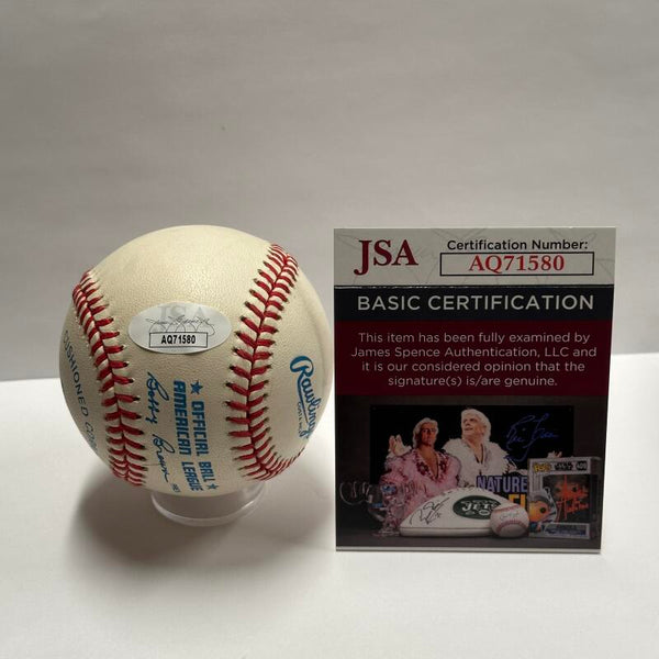 Rollie Fingers Single Signed Baseball. Auto JSA Image 3