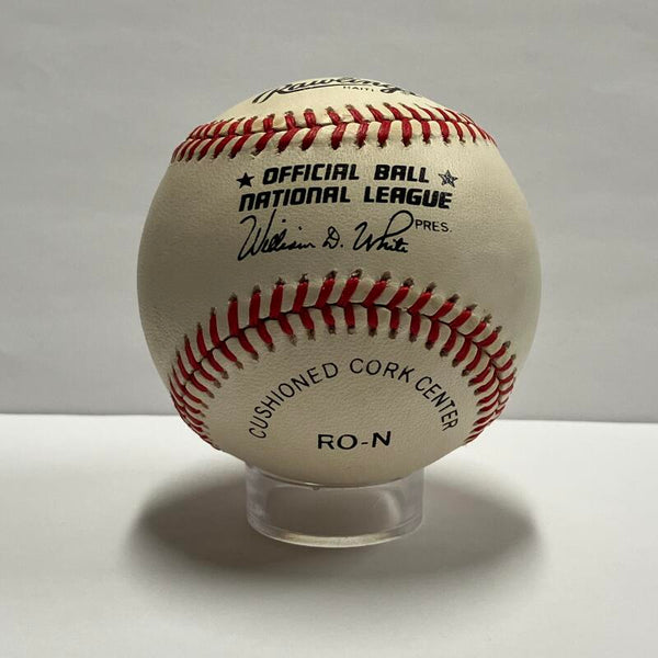 Hank Aaron Single Signed Early 1990's Mint Baseball. Auto JSA Image 2