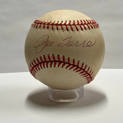 Joe Torre Single Signed 1996 World Series Baseball. Auto JSA Image 1