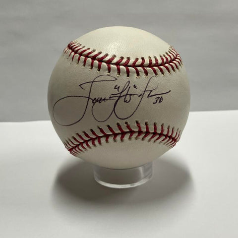 Tom "Flash" Gordon Single Signed Baseball. Auto JSA Image 1