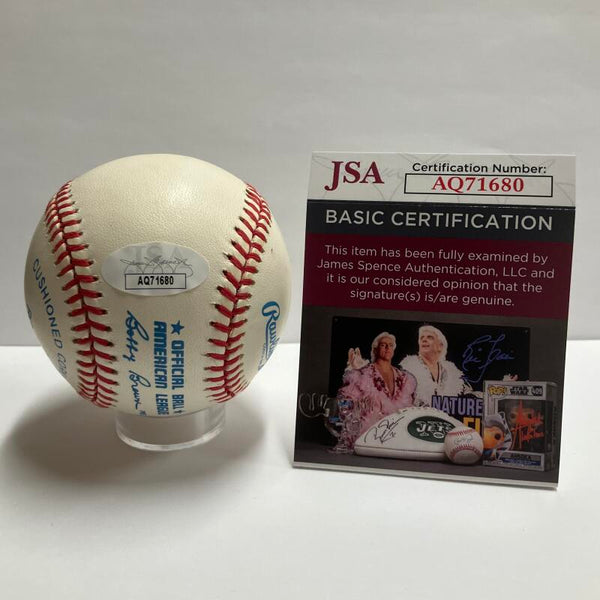Joe Pepitone Single Signed Baseball. Auto JSA Image 3