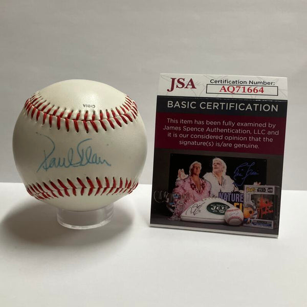 Paul Blair Single Signed Baseball. Auto JSA Image 2