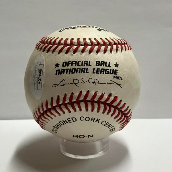 Cecil Fielder Single Signed Baseball. Auto JSA Image 2