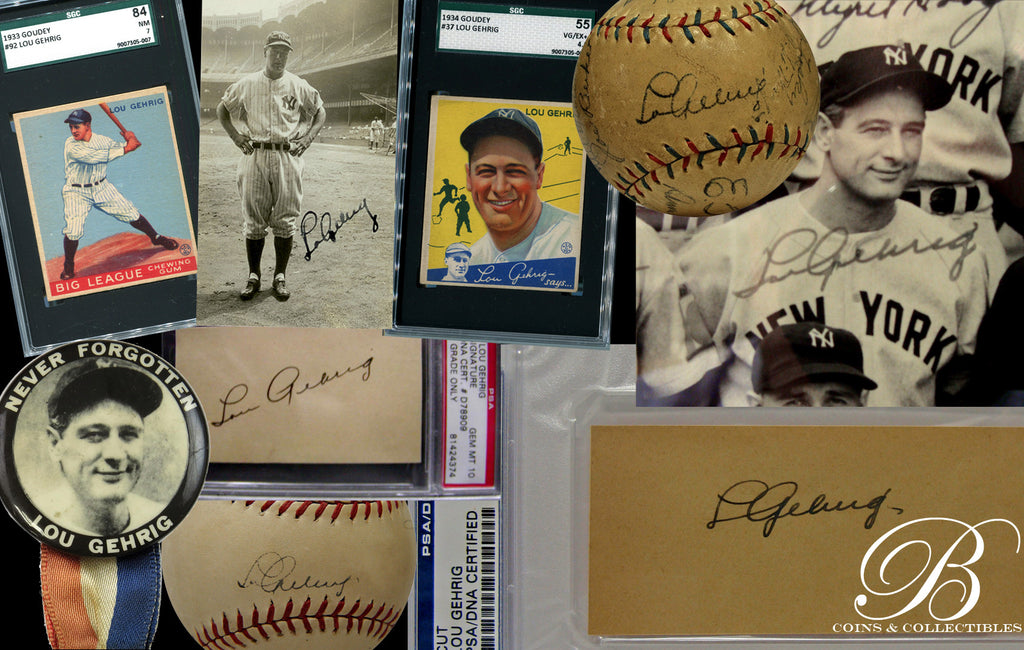 Lou Gehrig - Rare Talent, Rare Signature