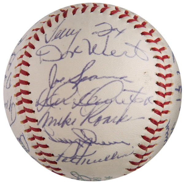 1965 Detroit Tigers Team Signed Baseball Image 2