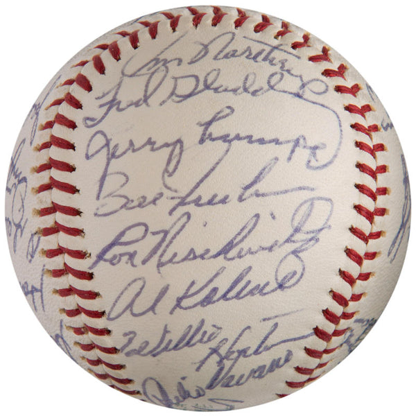 1965 Detroit Tigers Team Signed Baseball Image 3