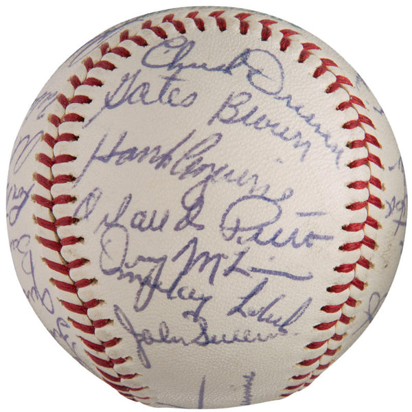 1965 Detroit Tigers Team Signed Baseball Image 4