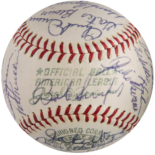 1965 Detroit Tigers Team Signed Baseball Image 6