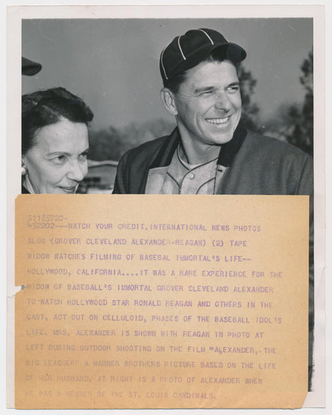 Ronald Reagan Original International News Photo, Type 1 PSA. 1952 Image 2