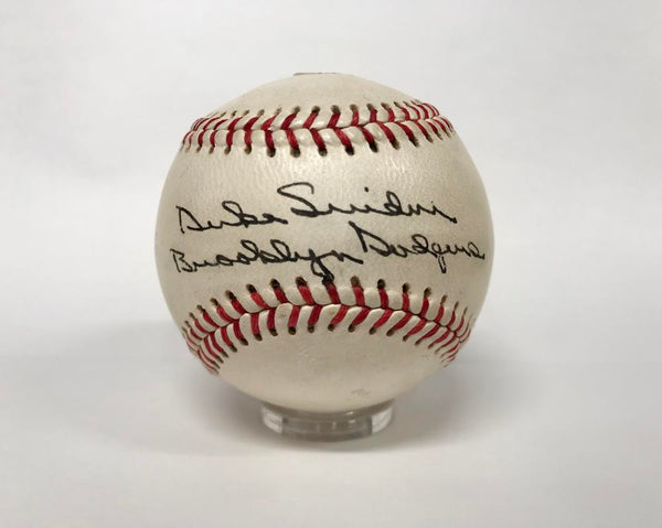Duke Snider Rare Signed Inscribed Baseball. Brooklyn Dodgers. Ohio Baseball HOF. PSA Image 1