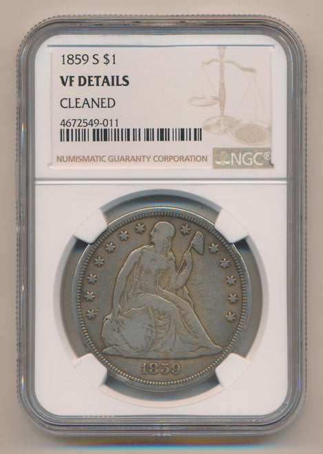 Seated Liberty Silver Dollars