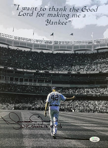 Mariano Rivera Signed 11x14 DiMaggio Quote Photo, Insc. "NYC State of Mind". JSA Image 1