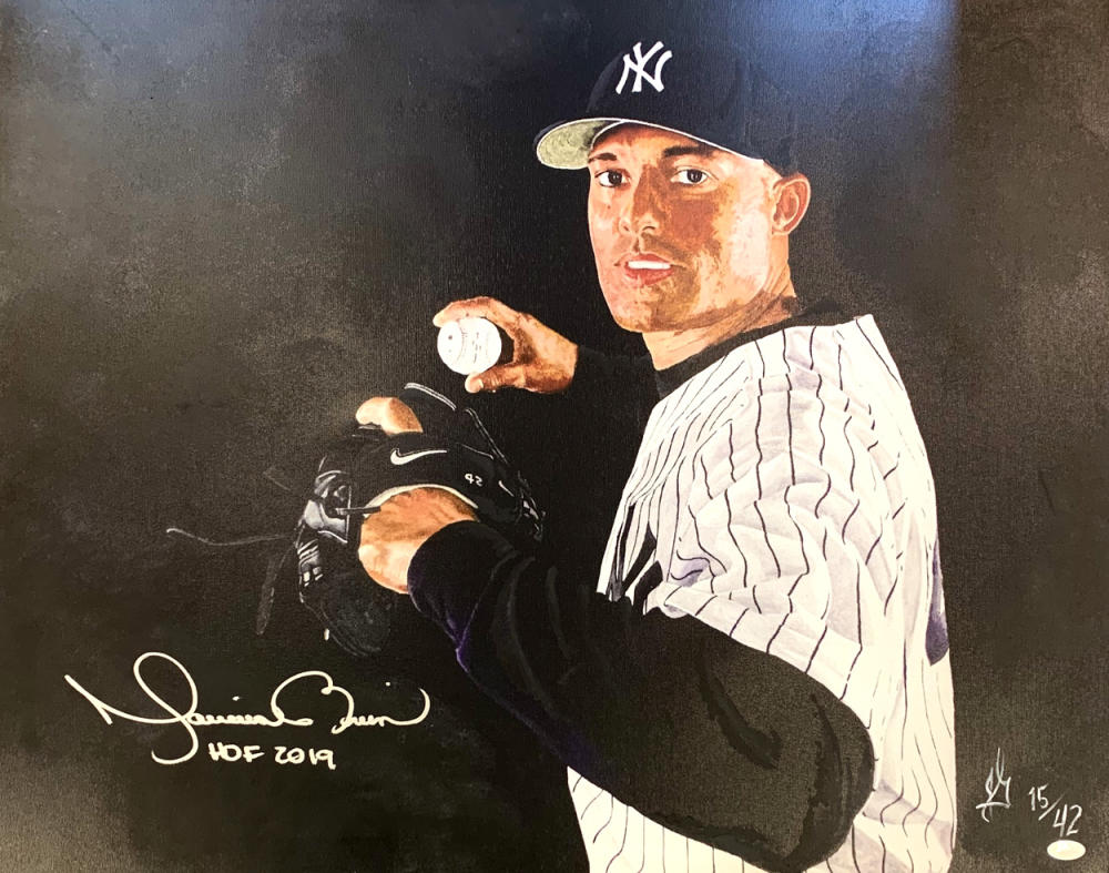 Mariano Rivera Signed 11x14 DiMaggio Quote Photo, Insc. NYC State of  Mind. JSA