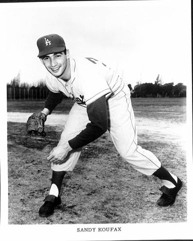 Sandy Koufax Original Team Issued Photograph 8x10 LA Dodgers Image 1