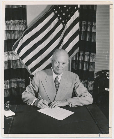 1952 Dwight Eisenhower Vintage Original Presidential Photo. PSA Type 1 Image 1