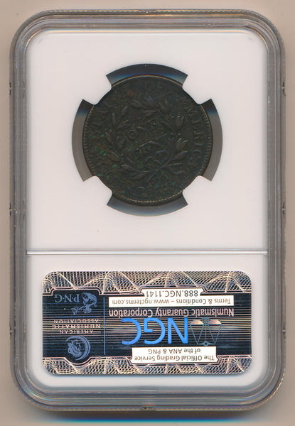 1801 1/000 Large Cent, S-220. NGC XF Details Image 2