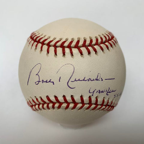 Bobby Richardson Signed & Inscribed Baseball, "Yankees 55-66". PSA Image 1