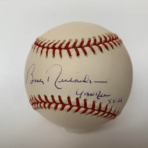 Bobby Richardson Signed & Inscribed Baseball, "Yankees 55-66". PSA Image 2