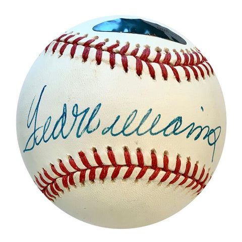 Ted Williams Single Signed Baseball, PSA 9 Mint