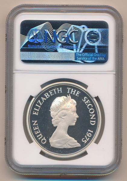 1975 Conservation Indonesia S25R Blue Swallowtail. NGC PF68 Ultra Cameo Image 2
