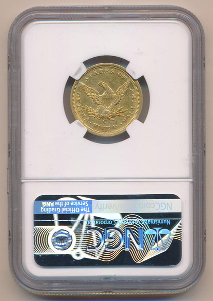 1858 C $5 Gold Liberty. NGC XF45 Image 2